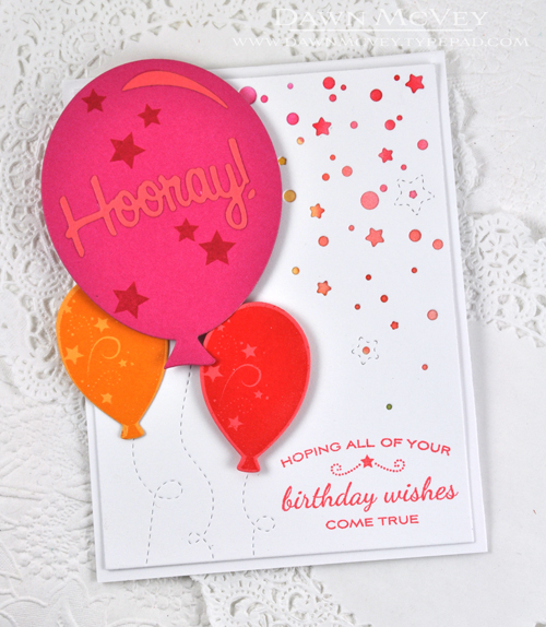 Paper: stamper&#039;s select white, raspberry fizz, berry sorbet, summer sunrise<br />
Stamps:...