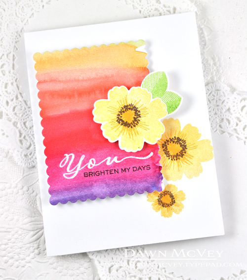 Paper: stamper&#039;s select white<br />
Stamps: Bloomers, Scripted<br />
Ink: versamark,...