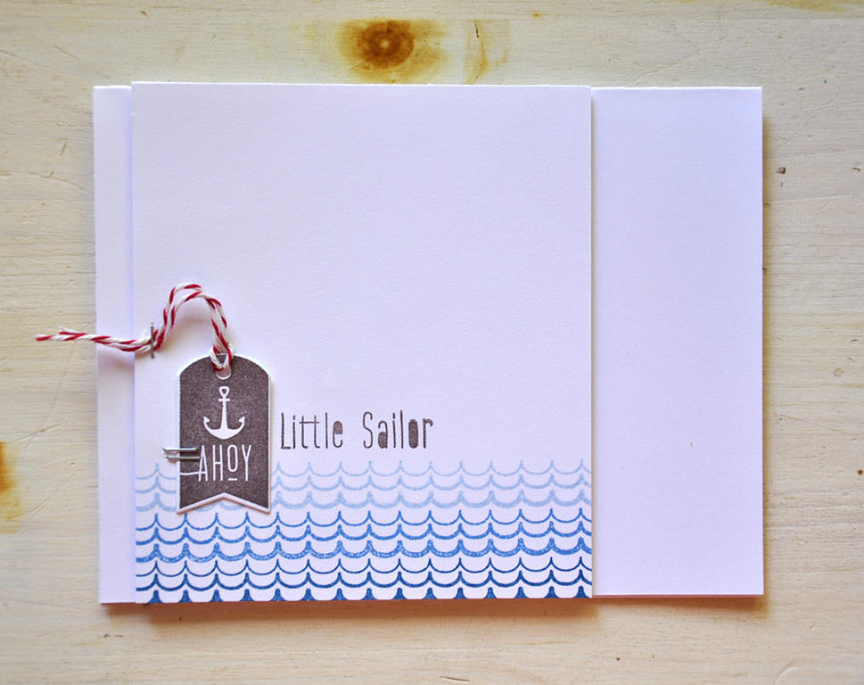 Stamps: Ahoy<br />
Ink: Enchanted Evening, Blueberry Sky, and Spring Rain<br />
Cardstock:...