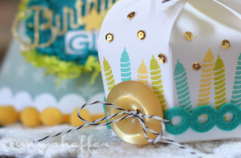 STAMPS: Enclosed: Cupcake<br />
<br />
DIES: Enclosed: Cupcake, Party Hat, Party Hat Trims,...