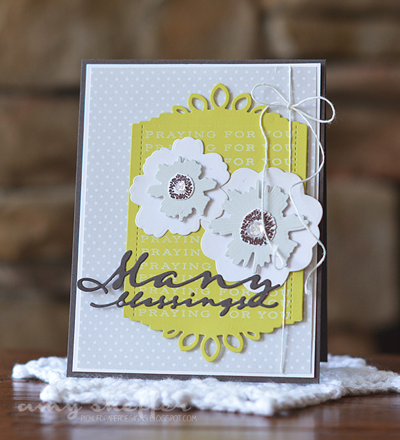 Stamps: Bloomers, Keep It Simple: Praying For You<br />
<br />
Dies: Bloomers, Center Style:...