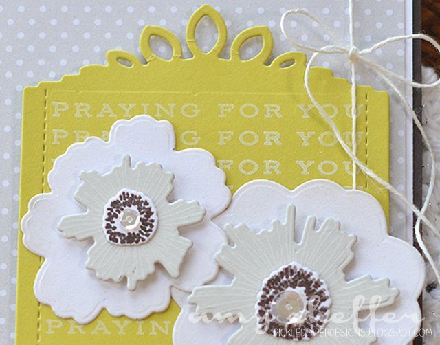 Stamps: Bloomers, Keep It Simple: Praying For You<br />
<br />
Dies: Bloomers, Center Style:...