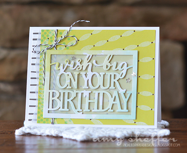 Stamps: Hooray, Good Times<br />
<br />
Dies: Text Block: Horizontal Birthday<br />
<br />...