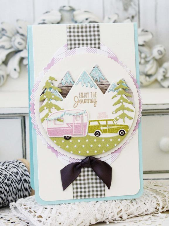 Papertrey Ink Supplies Used:<br />
Stamps:<br />
Petite Places:  Happy Camper<br />
Ink:<br...