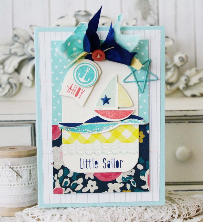 Papertrey Ink Supplies Used:<br />
Stamps:<br />
Ahoy<br />
Cardstock and Paper:<br />
Bitty...