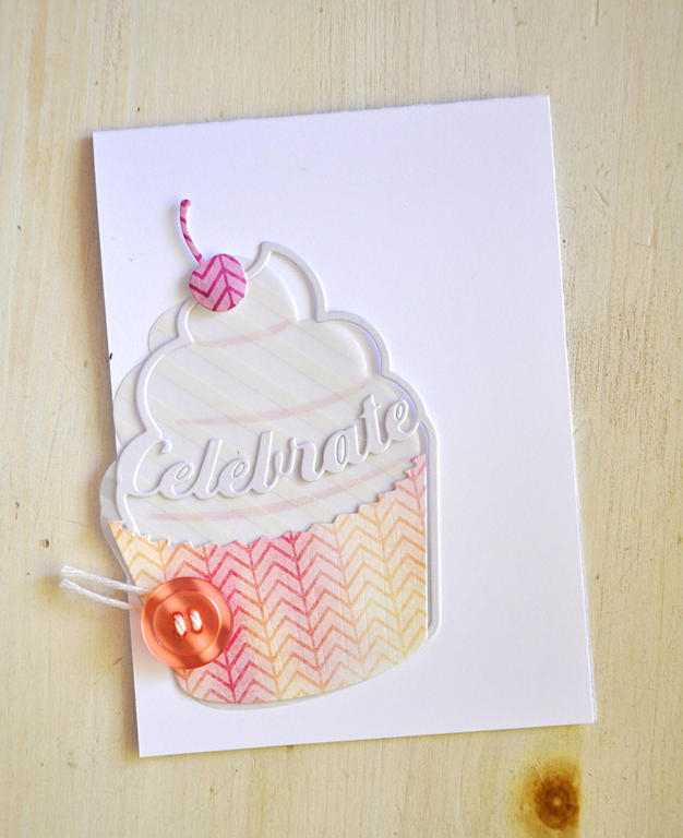 Stamps: Enclosed: Cupcake<br />
Ink: Sweet Blush<br />
Cardstock: White and Shimmer White<br...