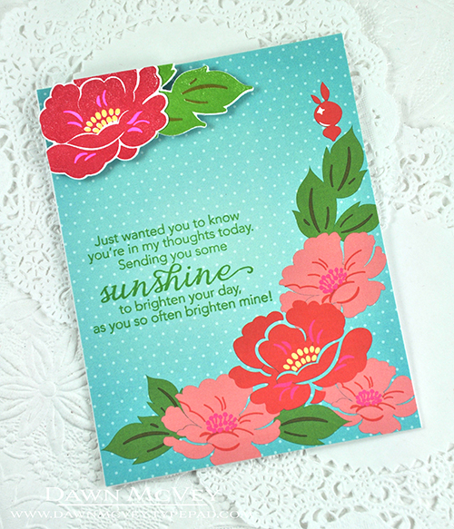 Paper: stamper&#039;s select white, Vintage Linens patterned paper<br />
Stamps: Vintage...