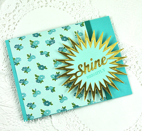 Paper: hawaiian shores, aqua mist, tropical teal, vintage linens patterned paper, gold adhesive...