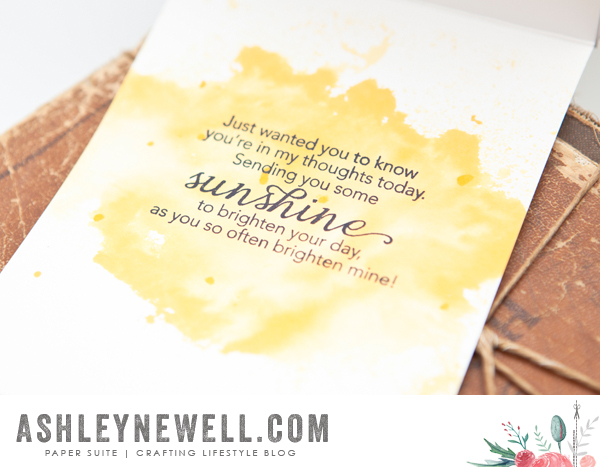 Supplies<br />
<br />
Stamps: Tucked In: Thinking of You<br />
<br />
Ink: Summer Sunrise,...
