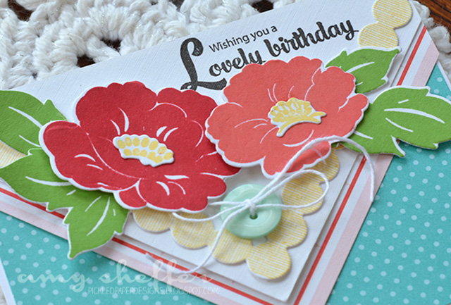 Stamps: Vintage Linens, Embroidered Borders: Dots<br />
<br />
Dies: Vintage Linens,...
