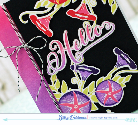 stamps: morning by morning, graceful greetings<br />
ink: raspberry fizz, royal velvet, limeade...