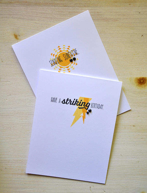 Simply Striking Card Duo