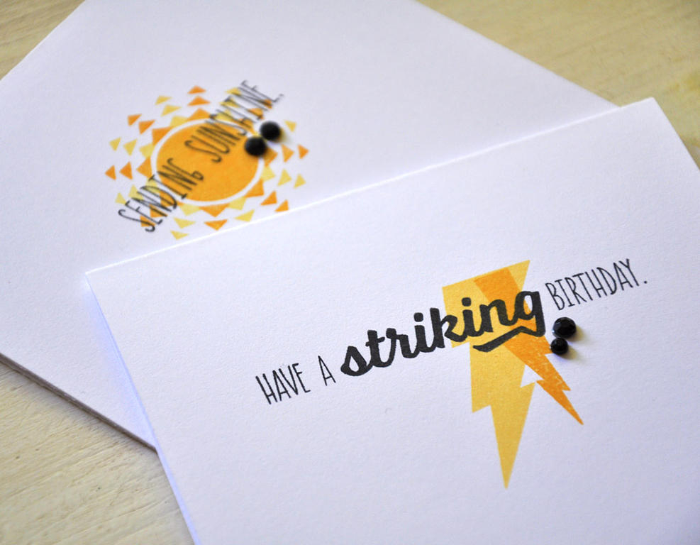 Simply Striking Card Duo Detail