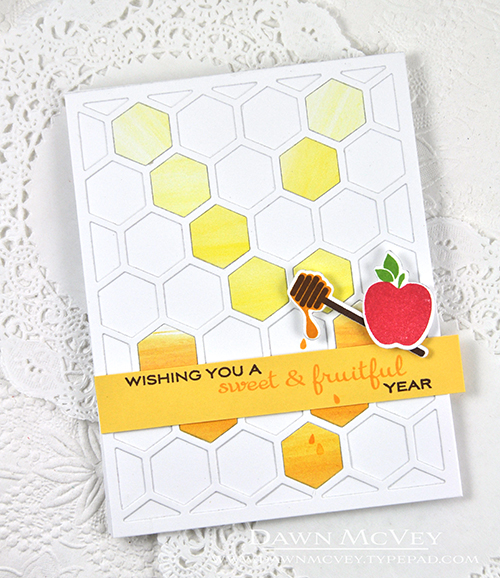 Paper: stamper&#039;s select white, harvest gold<br />
Stamps: L&#039;Shanah Tovah<br />
Ink:...