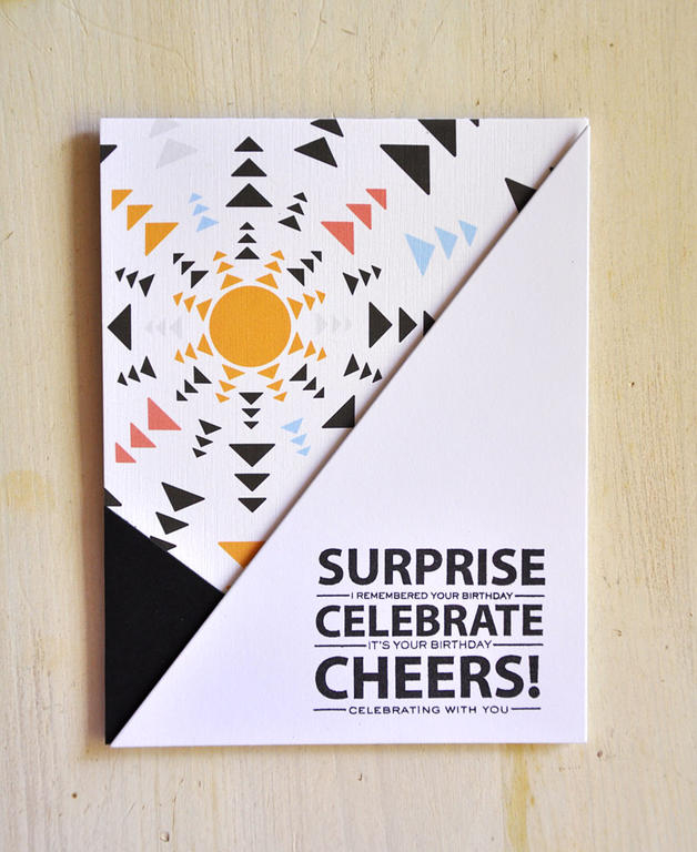 Surprise Celebrate Cheers! Card