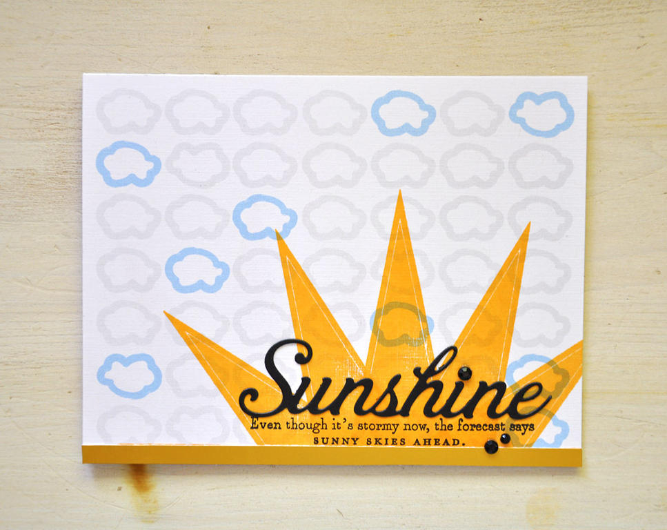 Sunny Skies Ahead Card