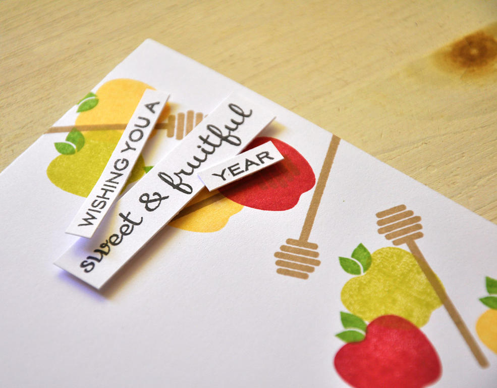 Sweet &amp; Fruitful Year Card Detail