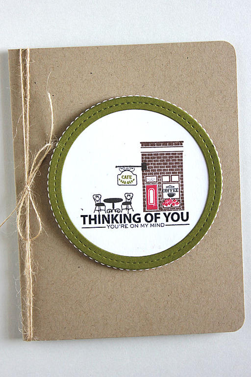 size: 4 1/4&quot; x 5 1/2&quot;<br />
<br />
stamps: Petite Places: Main Street, Perfect...