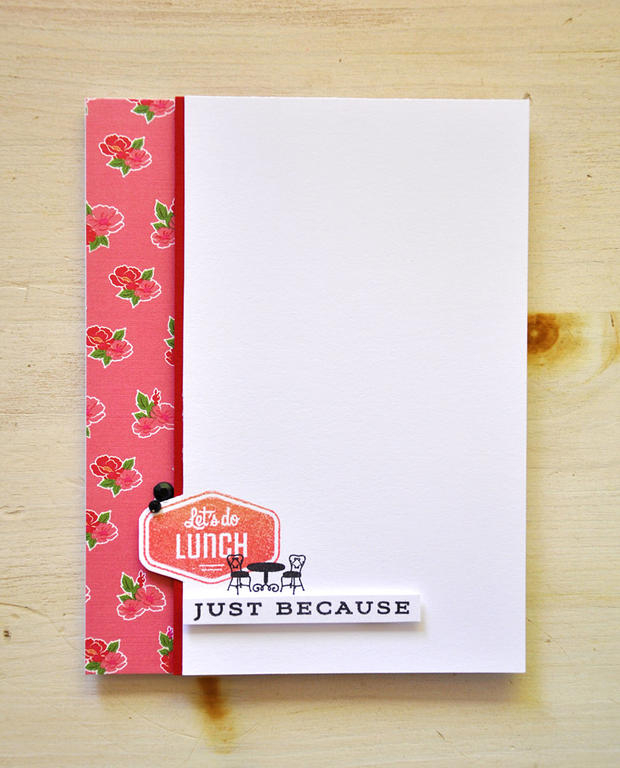 Just Because Card Detail