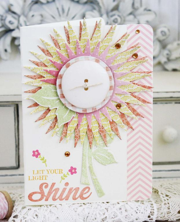 Papertrey Ink Supplies Used:<br />
Stamps:<br />
Enclosed:  Sun, Stacked Statements, Vintage...