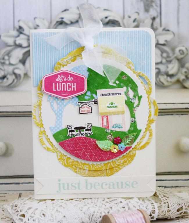Papertrey Ink Supplies Used:<br />
Stamps:<br />
Petite Places:  Main Street, Keep it Simple:...