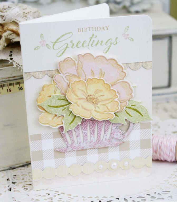 Papertrey Ink Supplies Used:<br />
Stamps:<br />
Vintage Linens, Embroidered Borders, Stacked...
