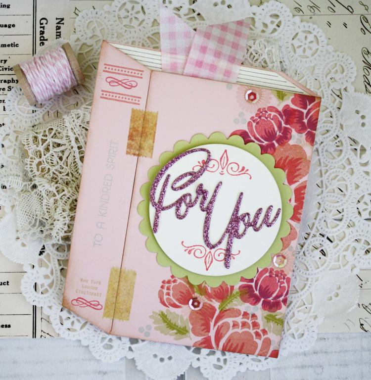 Papertrey Ink Supplies Used:<br />
Stamps:<br />
Rosie Posie, Rosie Posie Step 2, Book Cover...
