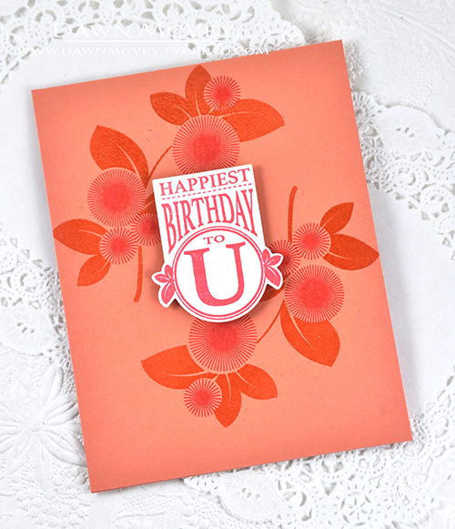 Paper: stamper&#039;s select white, melon berry<br />
Stamps: Fall Florals<br />
Ink:...