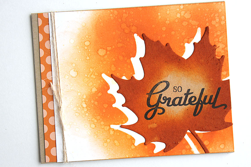 size: 5 1/2&quot; x 4 1/4&quot;<br />
<br />
stamps: Enclosed: Leaf<br />
<br />
ink: True...