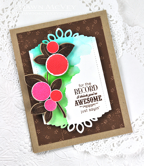 Paper: stamper&#039;s select white, kraft, Twig Wreath patterned paper, watercolor card stock<br...