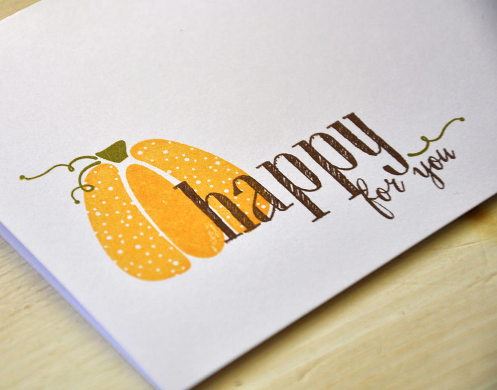 Happy For You Card Detail