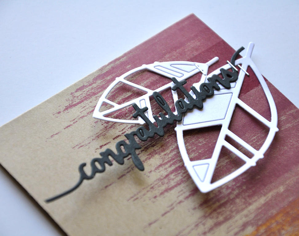 Congratulations Card detail