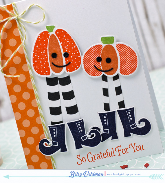 stamps: pumpkin patch, make it market mini: halloween pin-ups<br />
ink: orange zest, canyon...