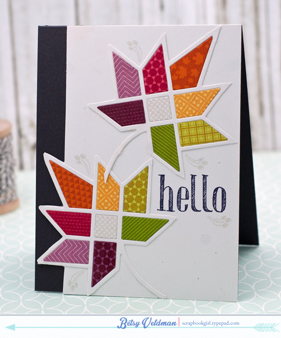 stamps: quilted: autumn, scribbled sentiments<br />
ink: scarlet jewel, autumn rose, pure...