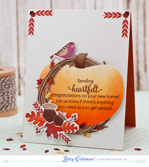 stamps: twig wreath, quilted: autumn, tucked in: new home, petite pots<br />
ink: autumn rose,...