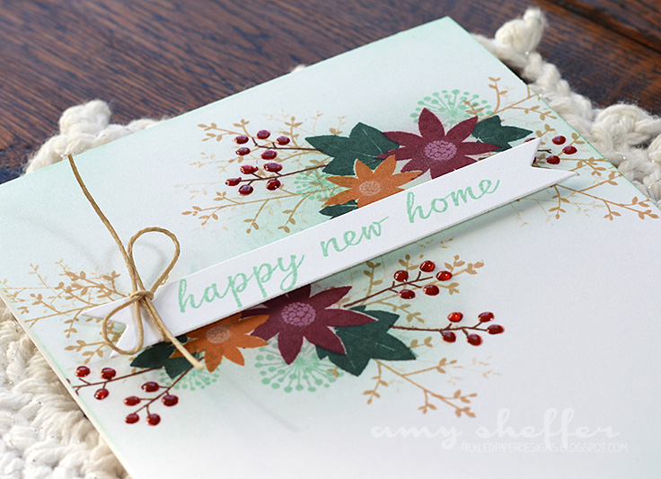 STAMPS: Twig Wreath, Keep It Simple: Home<br />
DIES: Double-Ended Banner<br />
INK: Classic...