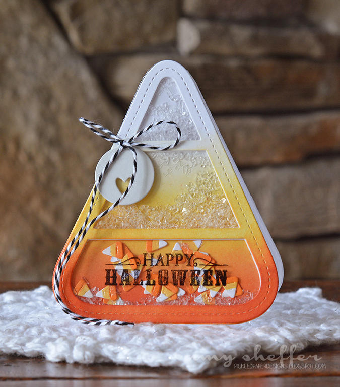 STAMPS: Haunted Headstones<br />
DIES: Shaker Shapes: Candy Corn, Tiny Tags<br />
INK:...