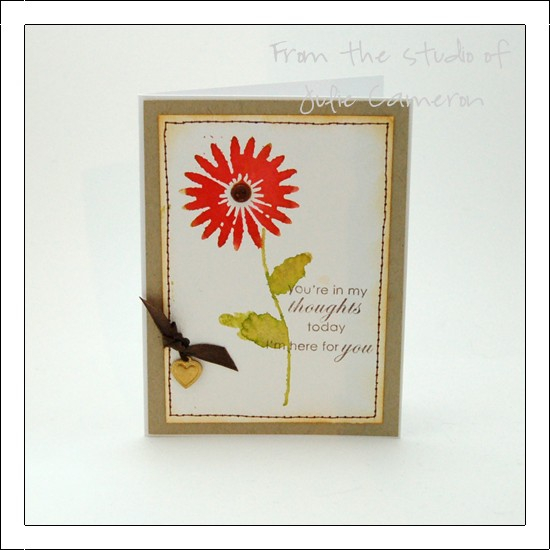 Watercolour Flower<br />
www.juliecameron.blogspot.com