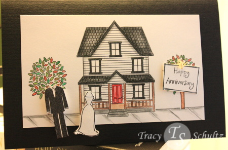 Simple anniversary card for my husband featuring Boards &amp; Beams.