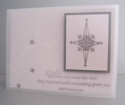 Rejoice<br />
<br />
I very easy to mass produce card for the holiday season. Simple, and...