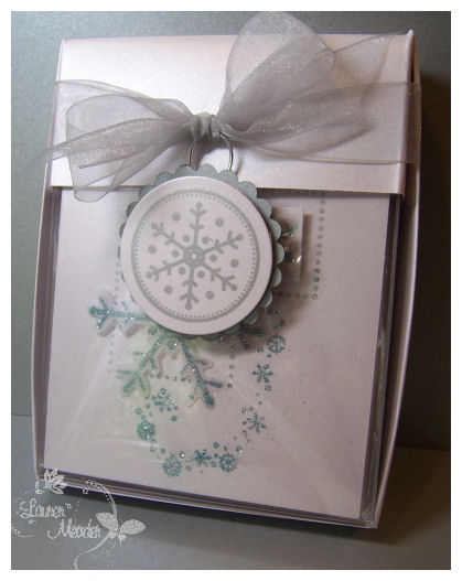 Snowflake cards boxed gift set<br />
<br />
I created this set of 6 cards to share the...
