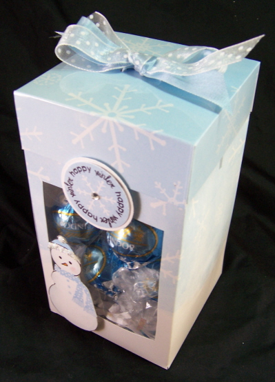 Snowman Truffle Keepsake top<br />
<br />
This holder is so quick, simple and pretty to hold...