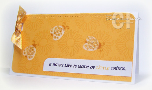 Stamps:  Garden of Life, Little Lady (PTI)<br />
Ink:  Whisper White Craft (SU), Summer Sunrise...