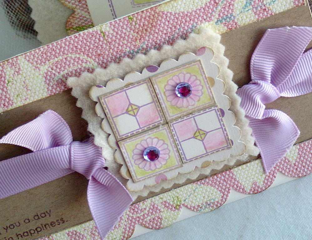 Wrapped in Happiness card and bread wrap