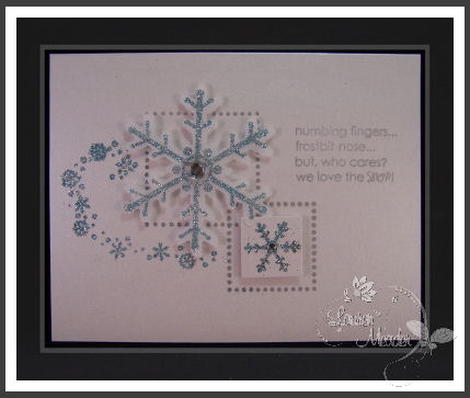 Gently Falling Snowflakes single<br />
<br />
I created this set of 6 cards to share the...