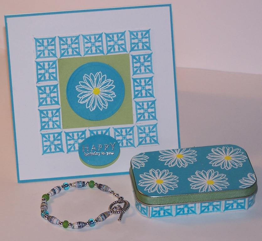 Birthday present for my mom.  I used the daisy from The Garden of Life Set, an image from the...