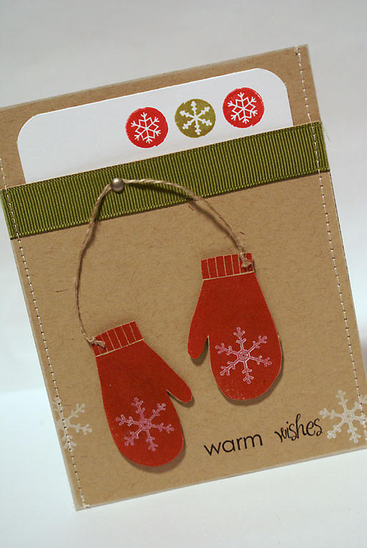 stamps: Snowfall (Papertrey Ink)<br />
ink: Pure Poppy, Ripe Avocado (Papertrey Ink), Jet Black...