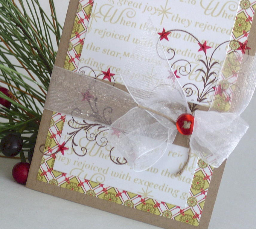 Papertrey Ink Supplies Used:<br />
Stamps:<br />
Silent Night<br />
Ink:<br />
Spring...