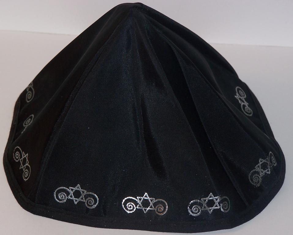 Embossed Kippa (Yarmulke) using image from Mazel Tov additions