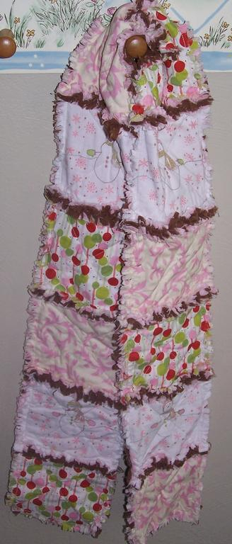 Snowgirl Rag scarf full size photo